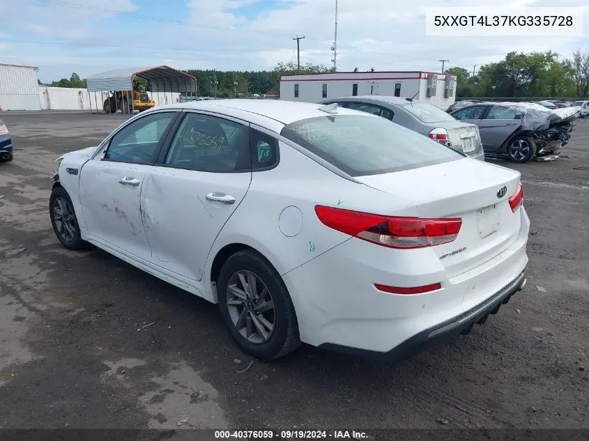 5XXGT4L37KG335728 2019 Kia Optima Lx