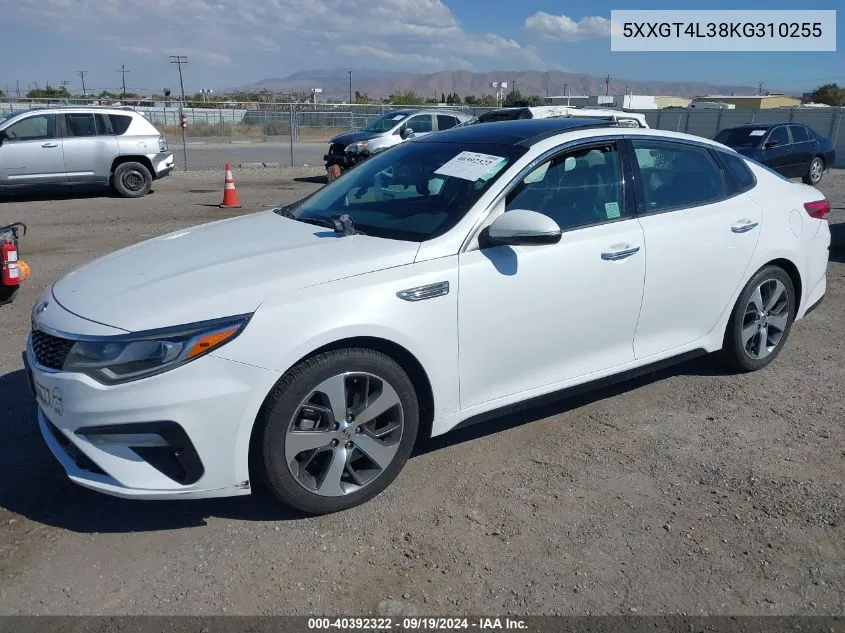 2019 Kia Optima S VIN: 5XXGT4L38KG310255 Lot: 40392322