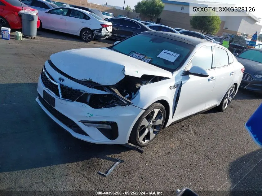 2019 Kia Optima S VIN: 5XXGT4L3XKG328126 Lot: 40396255