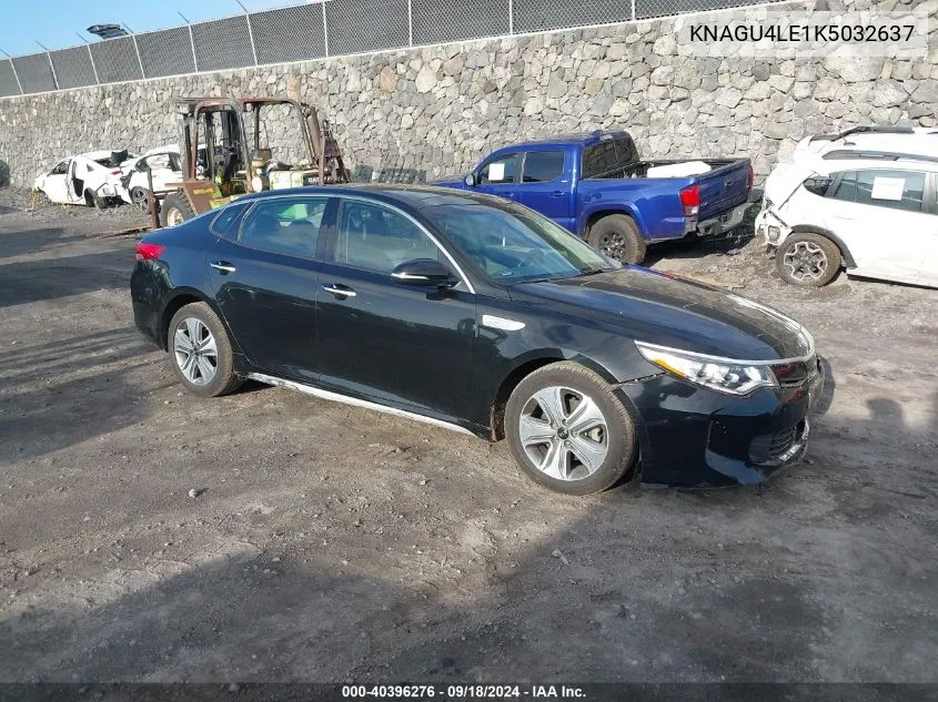 2019 Kia Optima Hybrid Ex VIN: KNAGU4LE1K5032637 Lot: 40396276