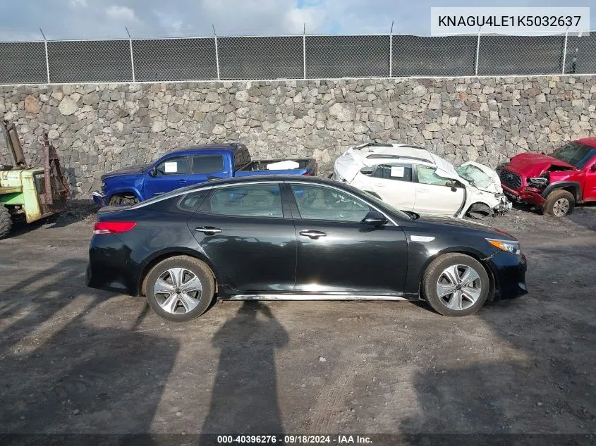 KNAGU4LE1K5032637 2019 Kia Optima Hybrid Ex