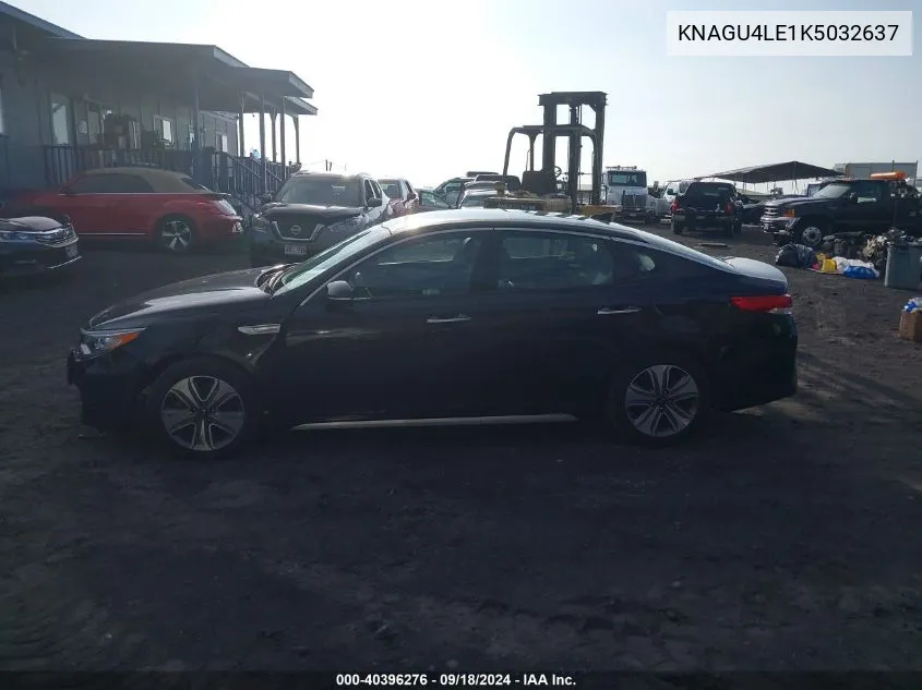 2019 Kia Optima Hybrid Ex VIN: KNAGU4LE1K5032637 Lot: 40396276