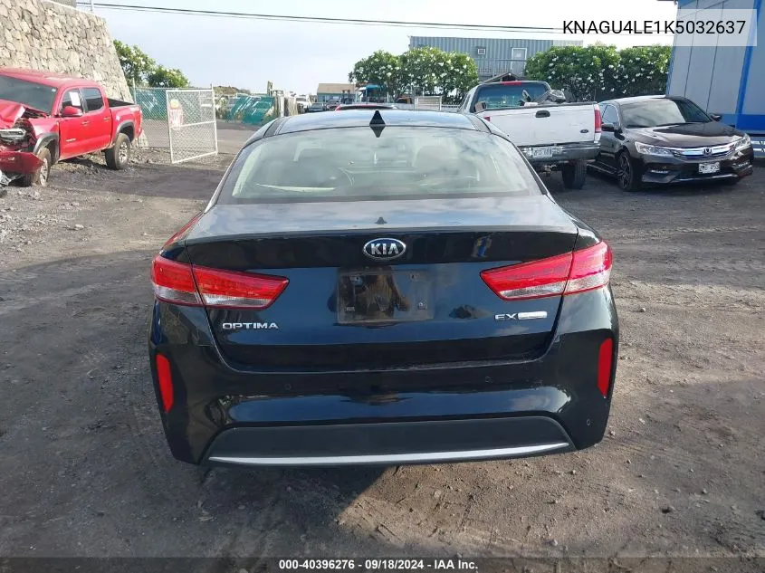 KNAGU4LE1K5032637 2019 Kia Optima Hybrid Ex