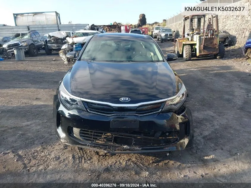 2019 Kia Optima Hybrid Ex VIN: KNAGU4LE1K5032637 Lot: 40396276