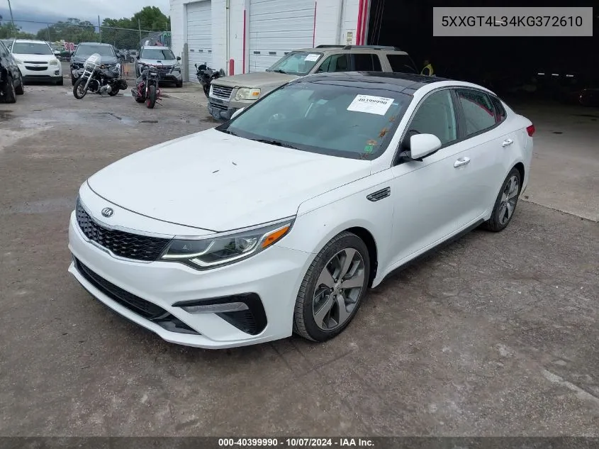 2019 Kia Optima Lx/S VIN: 5XXGT4L34KG372610 Lot: 40399990