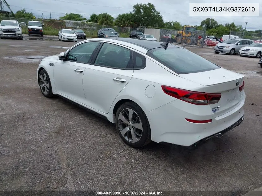 2019 Kia Optima Lx/S VIN: 5XXGT4L34KG372610 Lot: 40399990