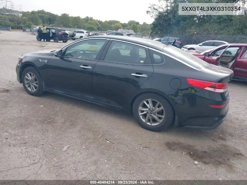 5XXGT4L3XKG310354 2019 Kia Optima Lx/S