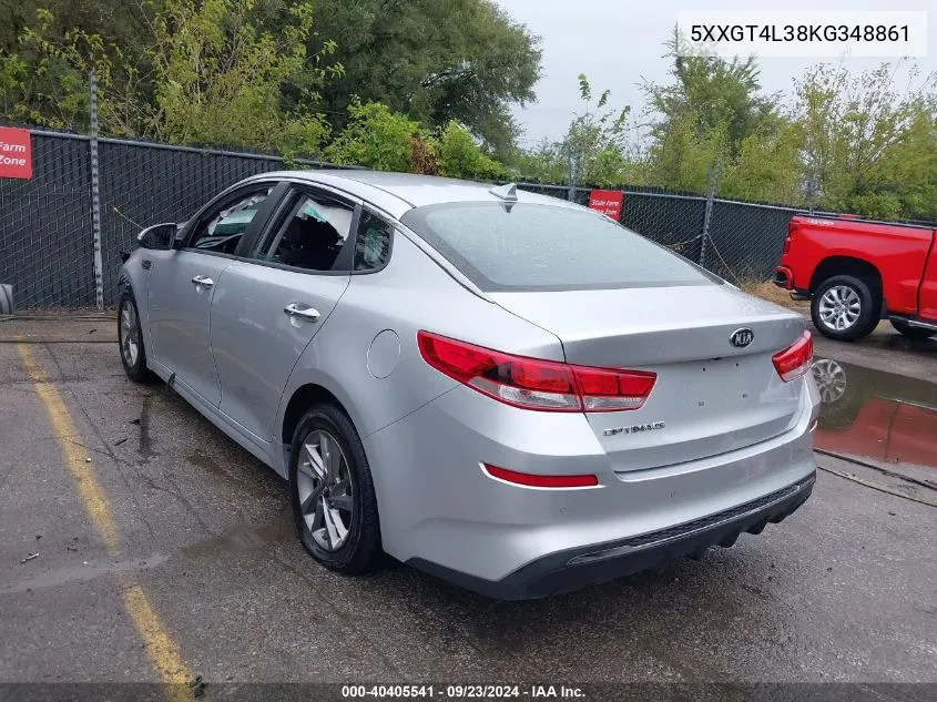 2019 Kia Optima Lx VIN: 5XXGT4L38KG348861 Lot: 40405541