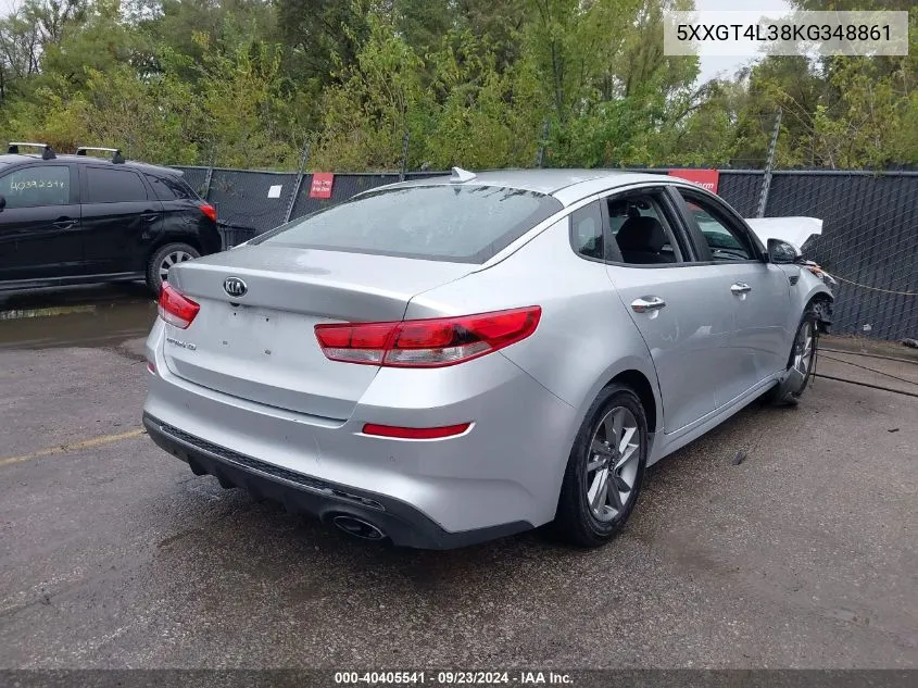 5XXGT4L38KG348861 2019 Kia Optima Lx