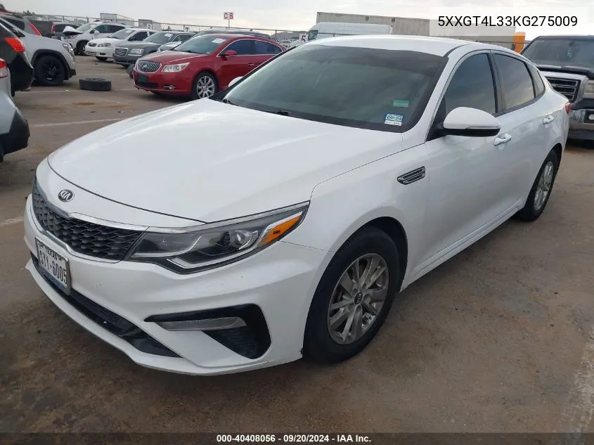 2019 Kia Optima Lx VIN: 5XXGT4L33KG275009 Lot: 40408056