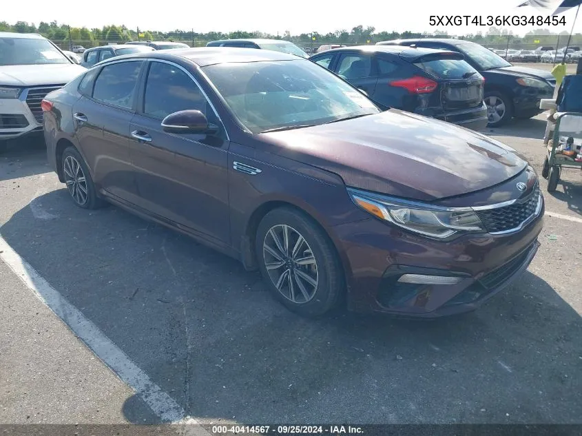 2019 Kia Optima Lx VIN: 5XXGT4L36KG348454 Lot: 40414567