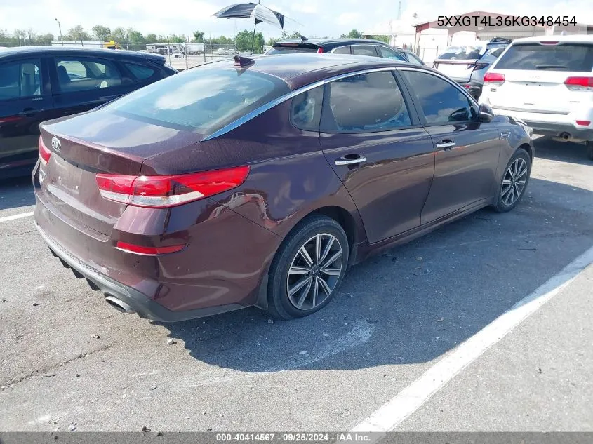 2019 Kia Optima Lx VIN: 5XXGT4L36KG348454 Lot: 40414567