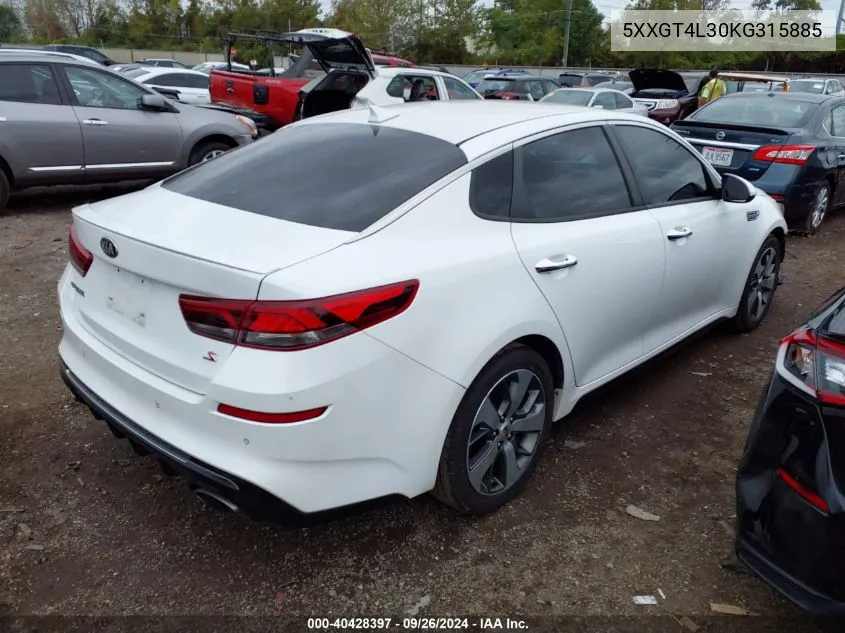 2019 Kia Optima Lx Automatic S VIN: 5XXGT4L30KG315885 Lot: 40428397