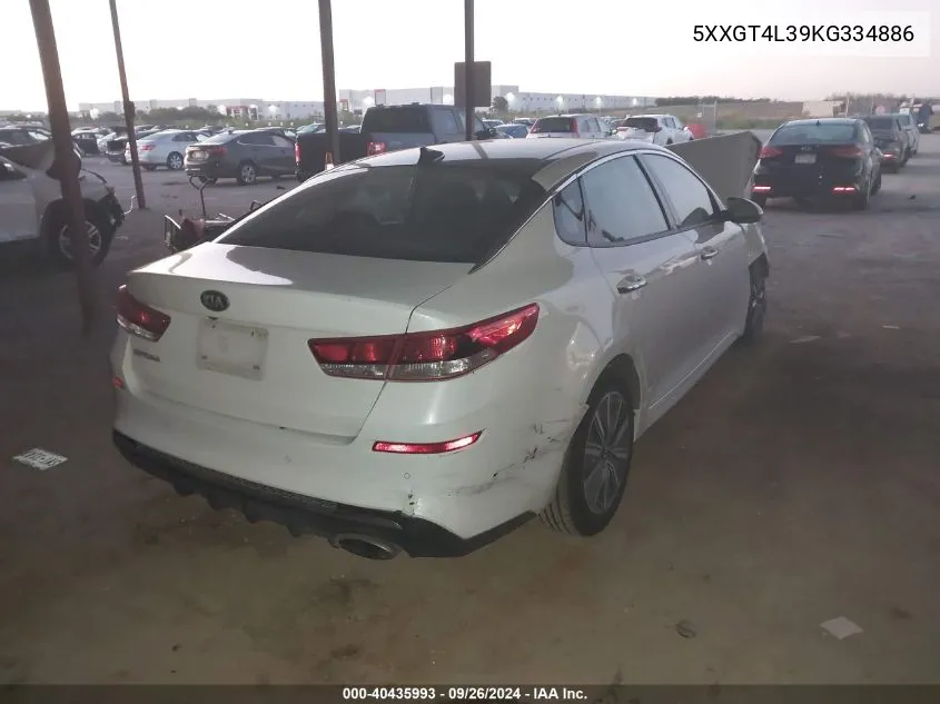 5XXGT4L39KG334886 2019 Kia Optima Lx/S