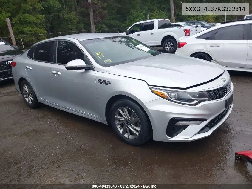 5XXGT4L37KG332814 2019 Kia Optima Lx