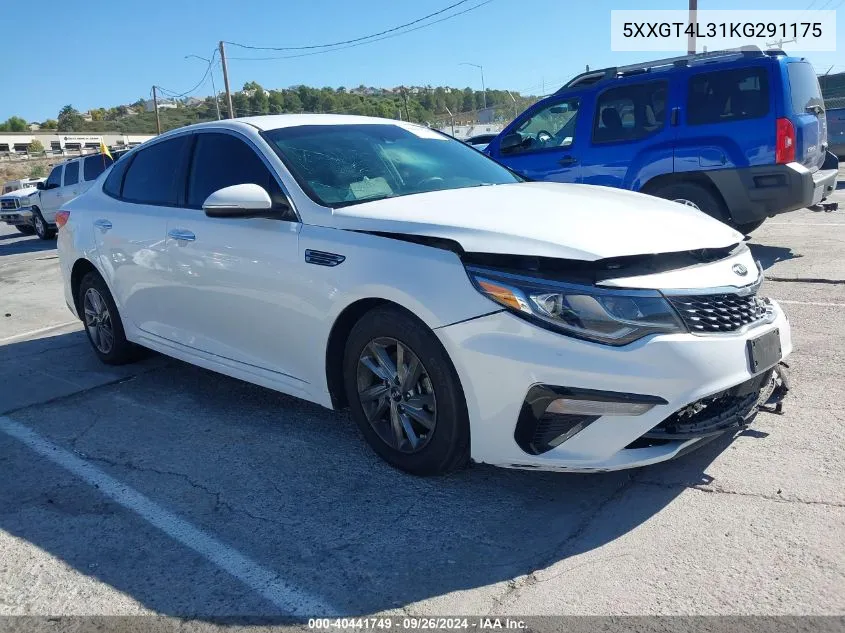 2019 Kia Optima Lx VIN: 5XXGT4L31KG291175 Lot: 40441749