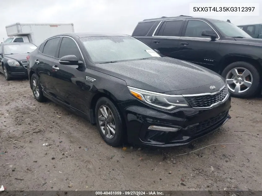 2019 Kia Optima Lx VIN: 5XXGT4L35KG312397 Lot: 40451059