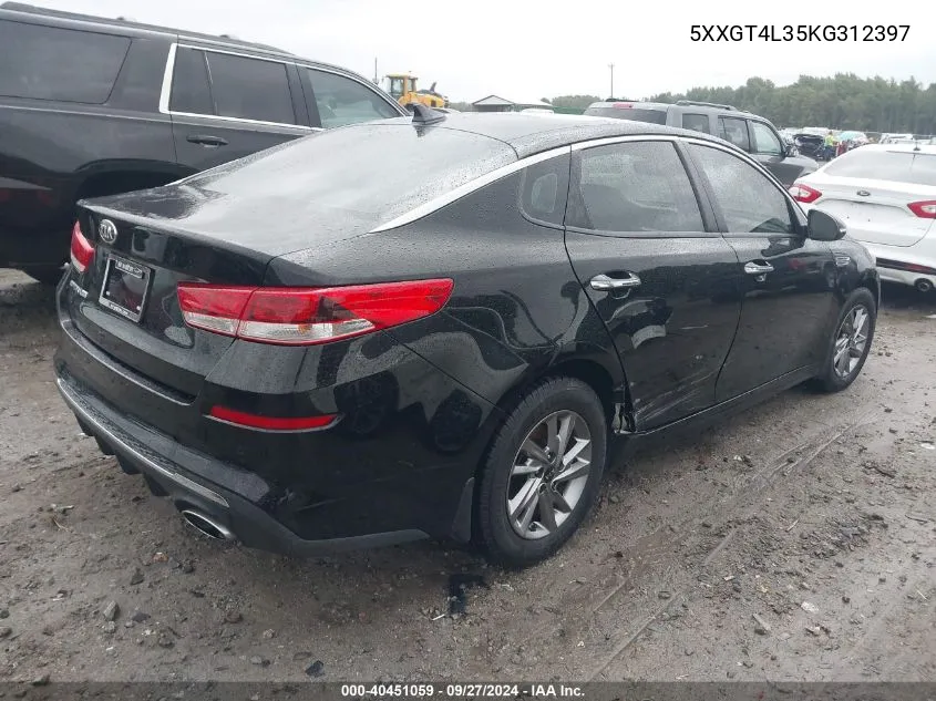 2019 Kia Optima Lx VIN: 5XXGT4L35KG312397 Lot: 40451059