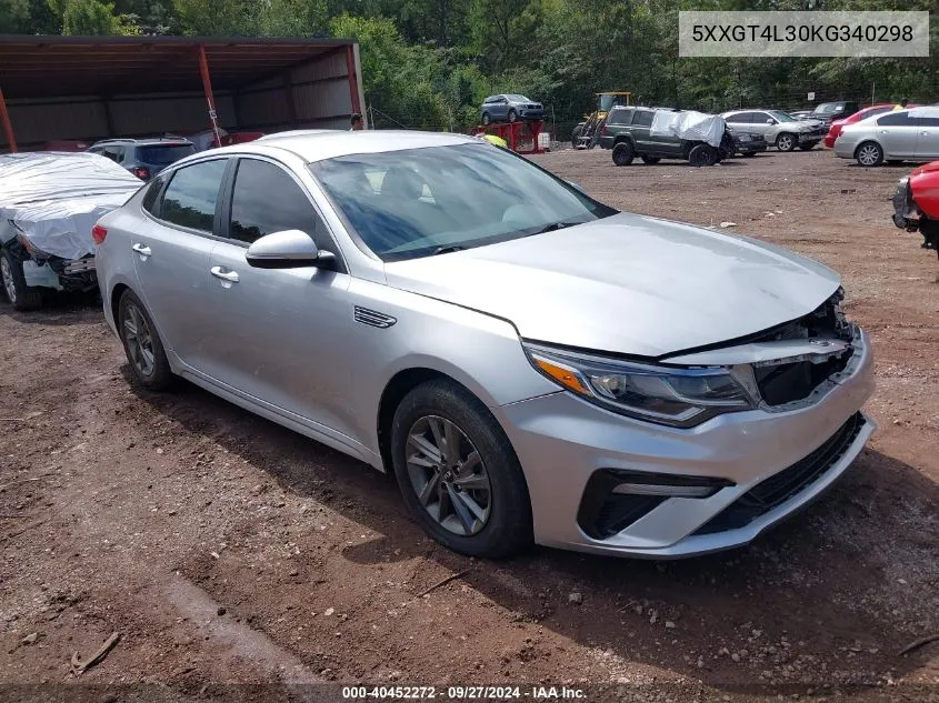 2019 Kia Optima Lx VIN: 5XXGT4L30KG340298 Lot: 40452272