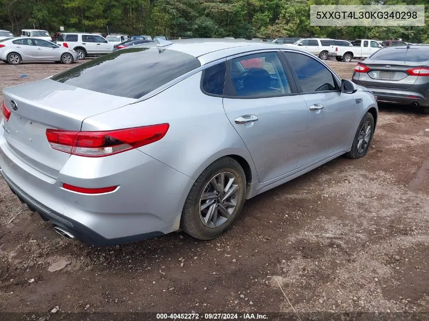 2019 Kia Optima Lx VIN: 5XXGT4L30KG340298 Lot: 40452272