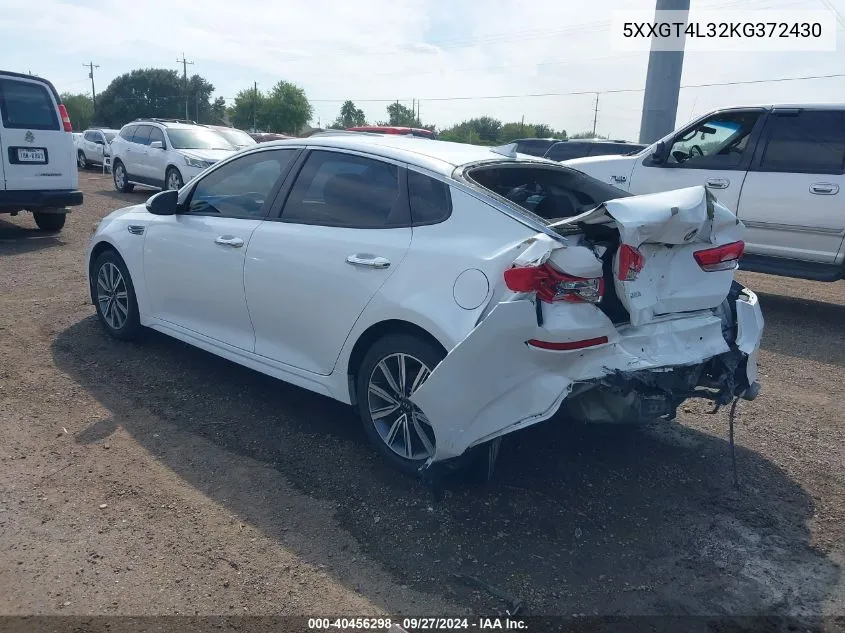 5XXGT4L32KG372430 2019 Kia Optima Lx