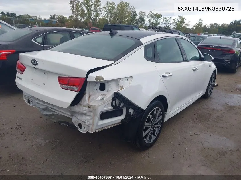 5XXGT4L39KG330725 2019 Kia Optima Lx