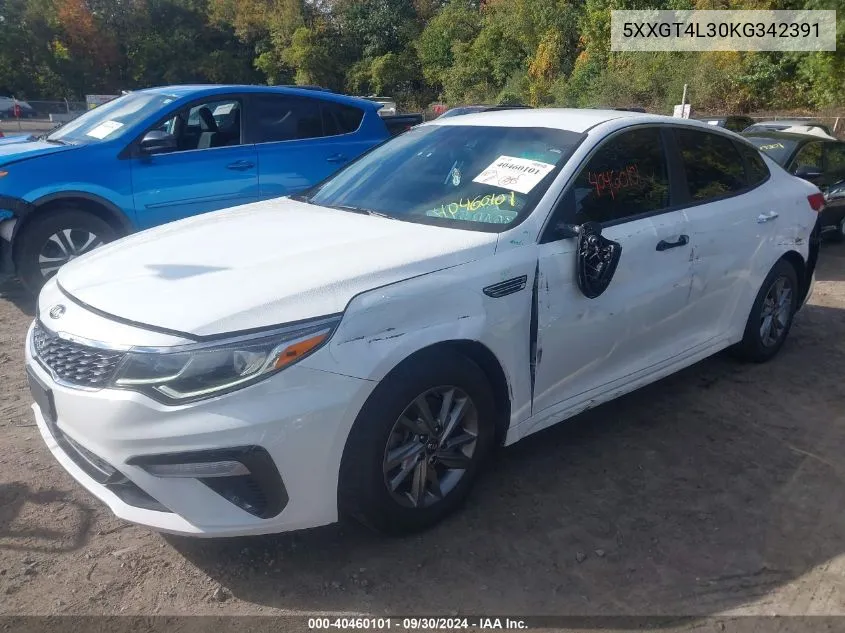 2019 Kia Optima Lx/S VIN: 5XXGT4L30KG342391 Lot: 40460101