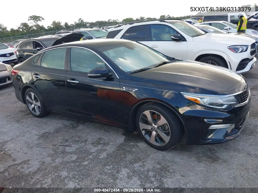 2019 Kia Optima Lx/S VIN: 5XXGT4L38KG313379 Lot: 40472454