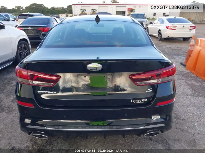 2019 Kia Optima Lx/S VIN: 5XXGT4L38KG313379 Lot: 40472454