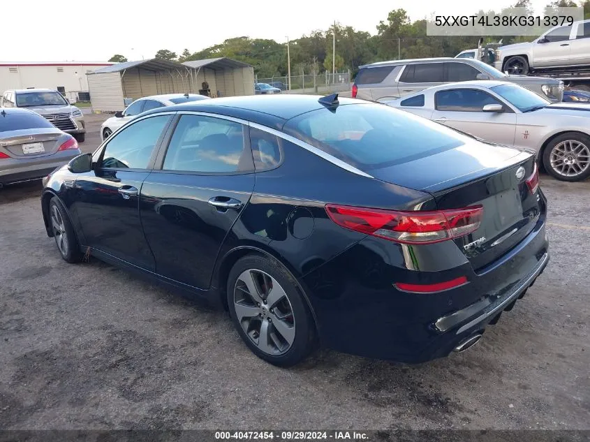 2019 Kia Optima Lx/S VIN: 5XXGT4L38KG313379 Lot: 40472454