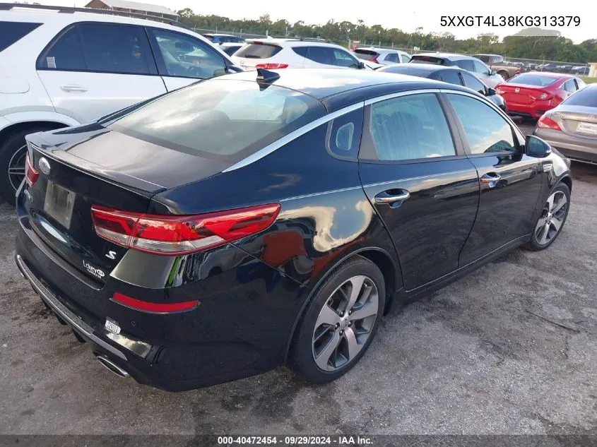 2019 Kia Optima Lx/S VIN: 5XXGT4L38KG313379 Lot: 40472454