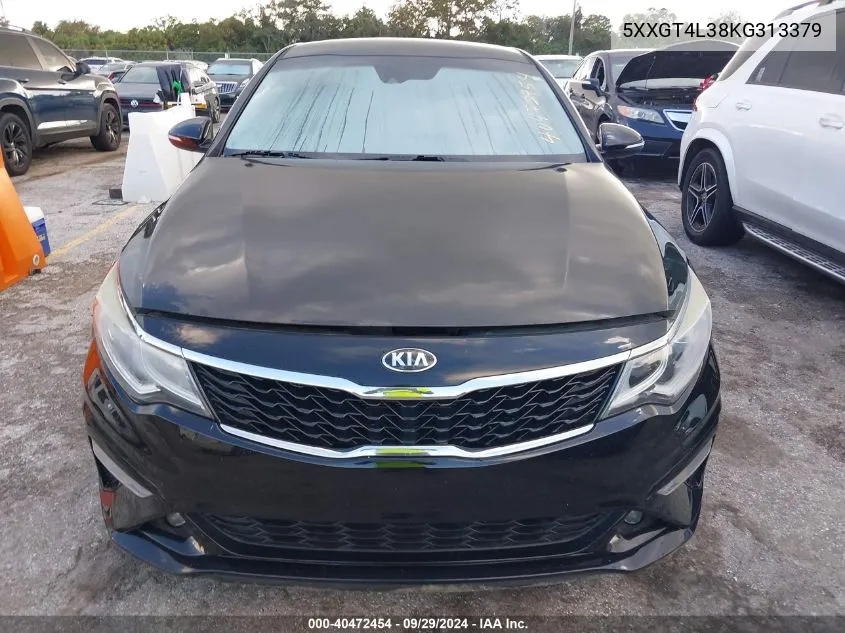 2019 Kia Optima Lx/S VIN: 5XXGT4L38KG313379 Lot: 40472454