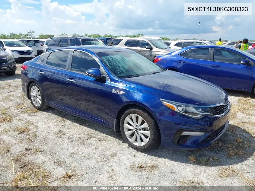 5XXGT4L30KG308323 2019 Kia Optima Lx