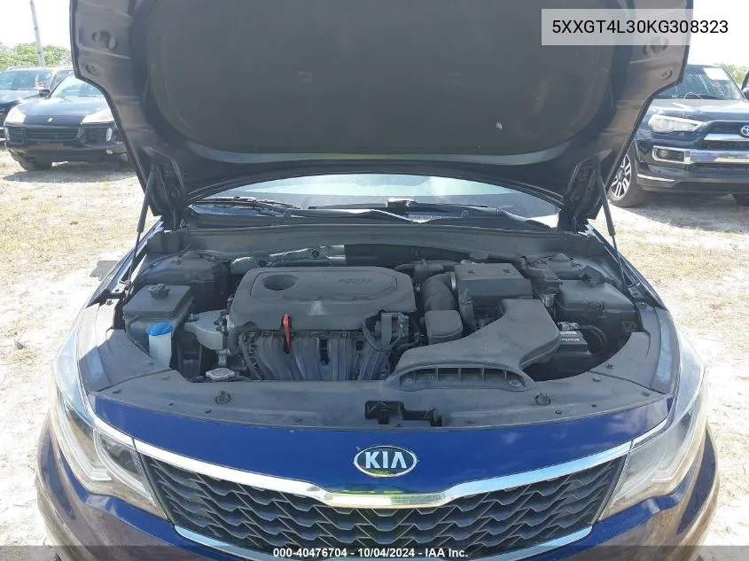 5XXGT4L30KG308323 2019 Kia Optima Lx