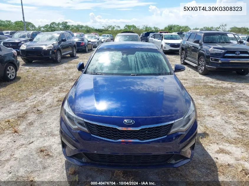 5XXGT4L30KG308323 2019 Kia Optima Lx