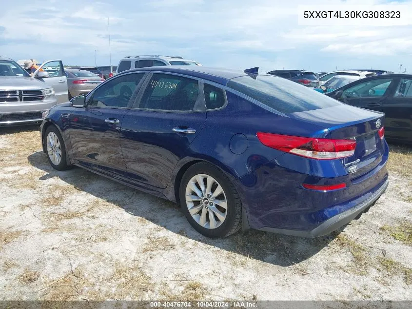 2019 Kia Optima Lx VIN: 5XXGT4L30KG308323 Lot: 40476704