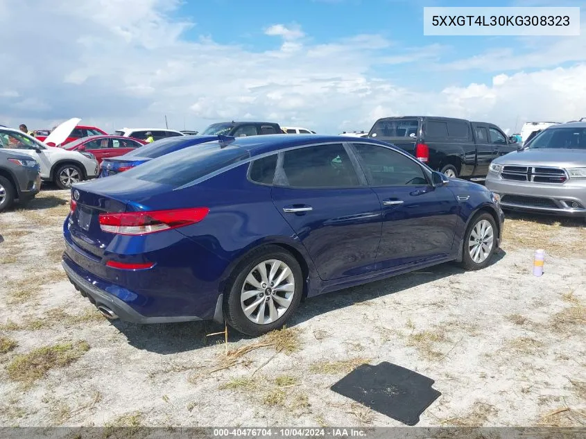 2019 Kia Optima Lx VIN: 5XXGT4L30KG308323 Lot: 40476704