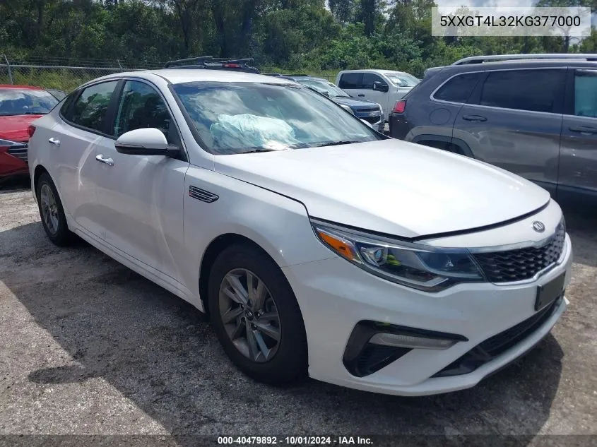 2019 Kia Optima Lx/S VIN: 5XXGT4L32KG377000 Lot: 40479892