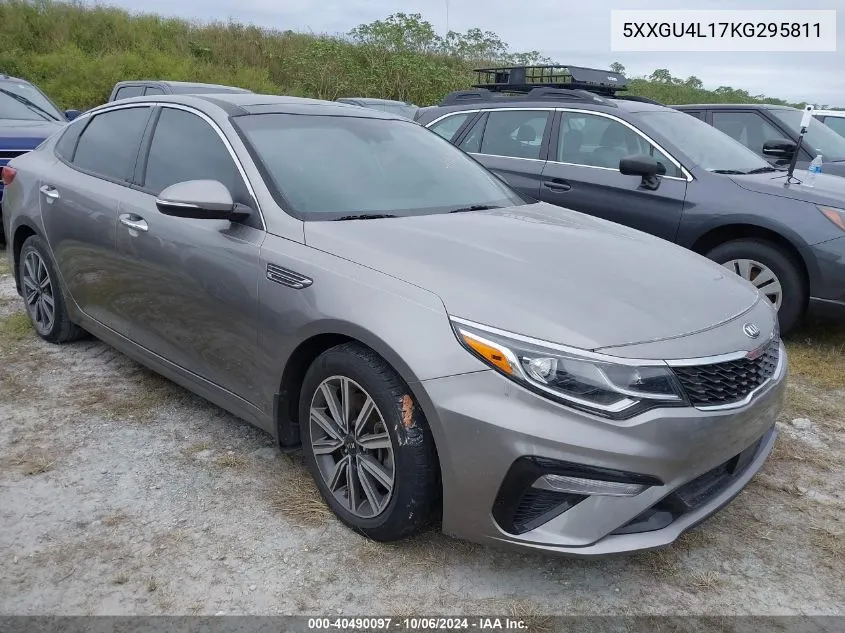 2019 Kia Optima Ex VIN: 5XXGU4L17KG295811 Lot: 40490097