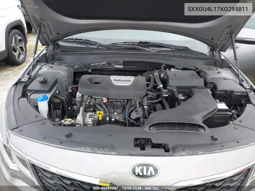 2019 Kia Optima Ex VIN: 5XXGU4L17KG295811 Lot: 40490097