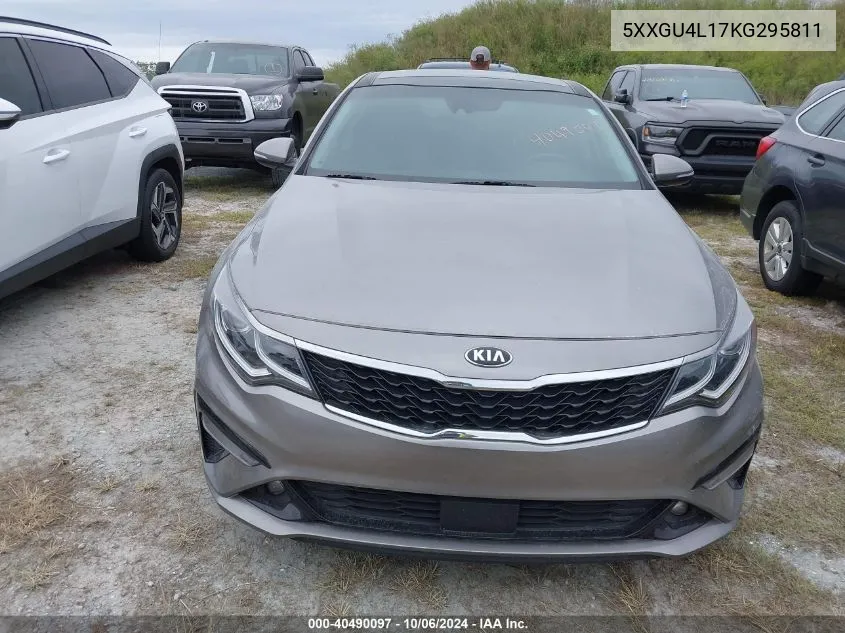 2019 Kia Optima Ex VIN: 5XXGU4L17KG295811 Lot: 40490097