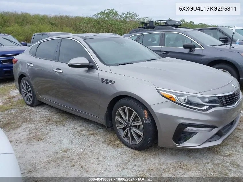 2019 Kia Optima Ex VIN: 5XXGU4L17KG295811 Lot: 40490097