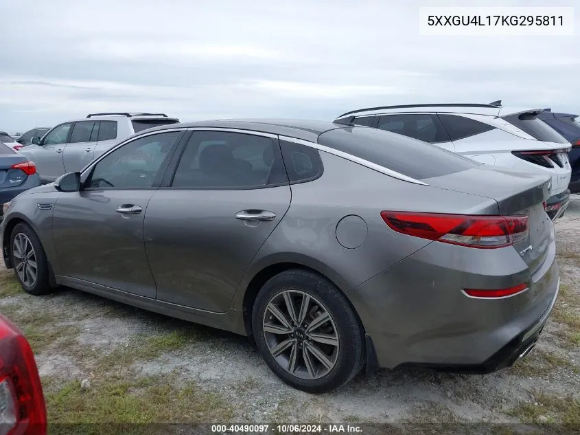 2019 Kia Optima Ex VIN: 5XXGU4L17KG295811 Lot: 40490097