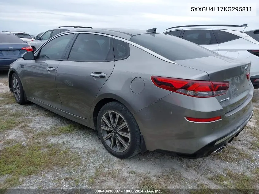 2019 Kia Optima Ex VIN: 5XXGU4L17KG295811 Lot: 40490097