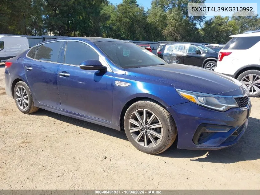 2019 Kia Optima Lx VIN: 5XXGT4L39KG310992 Lot: 40491937