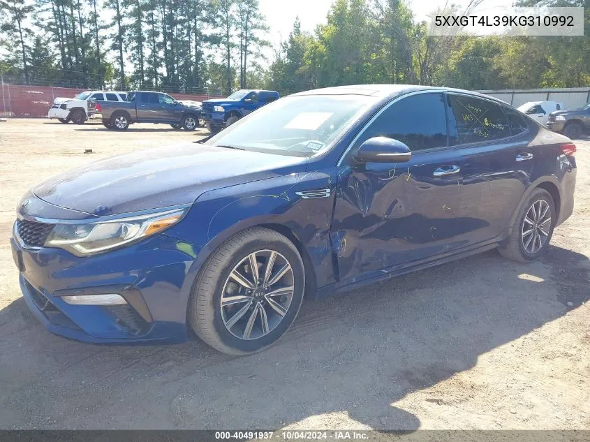 2019 Kia Optima Lx VIN: 5XXGT4L39KG310992 Lot: 40491937