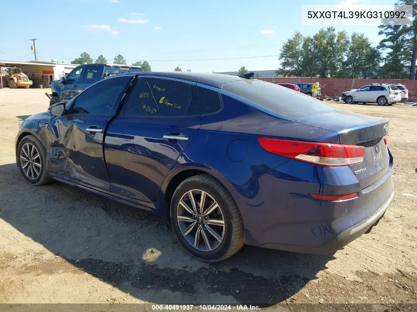 2019 Kia Optima Lx VIN: 5XXGT4L39KG310992 Lot: 40491937