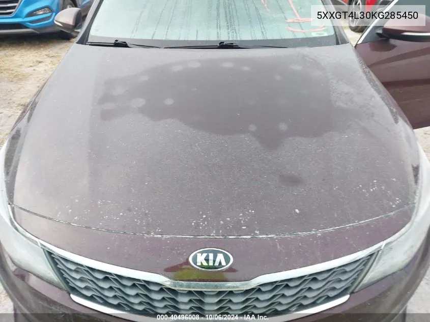 2019 Kia Optima Lx/S VIN: 5XXGT4L30KG285450 Lot: 40496008