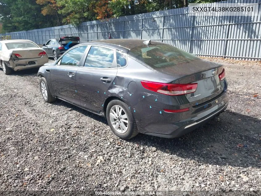 2019 Kia Optima Lx VIN: 5XXGT4L38KG285101 Lot: 40509268