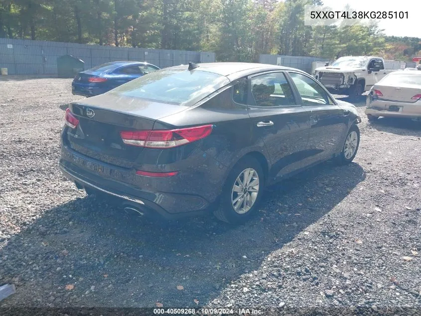 2019 Kia Optima Lx VIN: 5XXGT4L38KG285101 Lot: 40509268